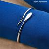Open Adjustable Snake Bracelet Silver Color Charm Bracelet Fashion Open Bangle  Fashion Accessories
