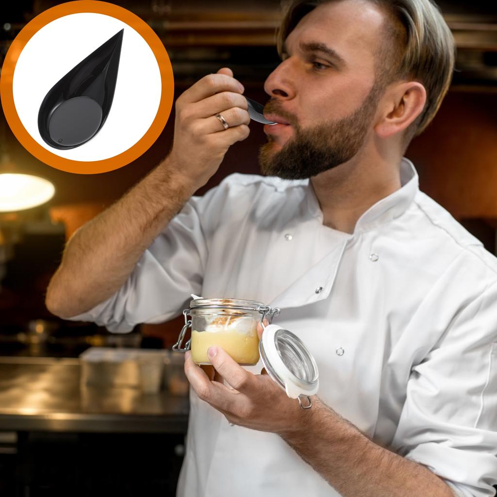 40 ks Jednorázové lžičky Mini dezertní talířky Dezertní lžičky Degustační kelímky na sushi