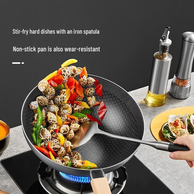 COOKER KING 316 Multi-Layer Steel Wok, 32cm