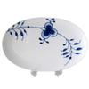 Blue Fluted Mega Plate Oval Dish, 23cm, 2381356, 1016888 [Parallel Import]