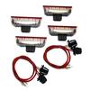 DHBH-4Pcs Car LED Door Warning Light Welcome Projector for Golf 6 7 Jetta MK5 MK6 Passat B6 B7 CC TIGUAN Scirocco