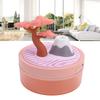 Mini Desk Humidifier with Cherry Tree Landscape Decoration Colorful Light 320ml Capacity Cool Mist U