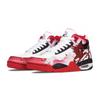 Nike Flight Legacy Cushioning Slip Resistant Abrasion Resistant Rebound Mid top Vintage Basketball Shoes Unisex BQ4212-100(Team767-)