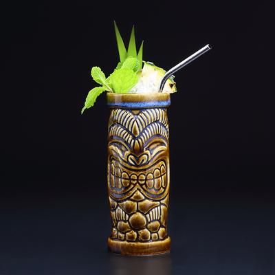 390ml żołnierz wyspy Tiki kubek kubek hawaje tropikalna ceramika kubek do wina specjalne szkło koktajlowe kufle do piwa napój Smoothie Can