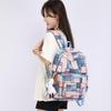 Women's Retro Plaid Large Capacity School Backpack - Japanese College Style