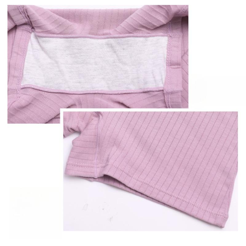 Simple Pure Cotton Antibacterial Flat Panties High Waisted Large Size Threaded Four Cornered Pants Women’s Shorts