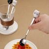1PCS Cartoon Cat Stainless Steel Tableware Creative Dessert Spoon Household Children's Spoon Stainless Steel Coffee Spoon
