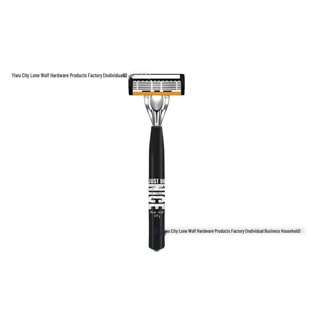 Manual Six-Layer Blade Razor for Men - Vintage Beard Shaver Holder