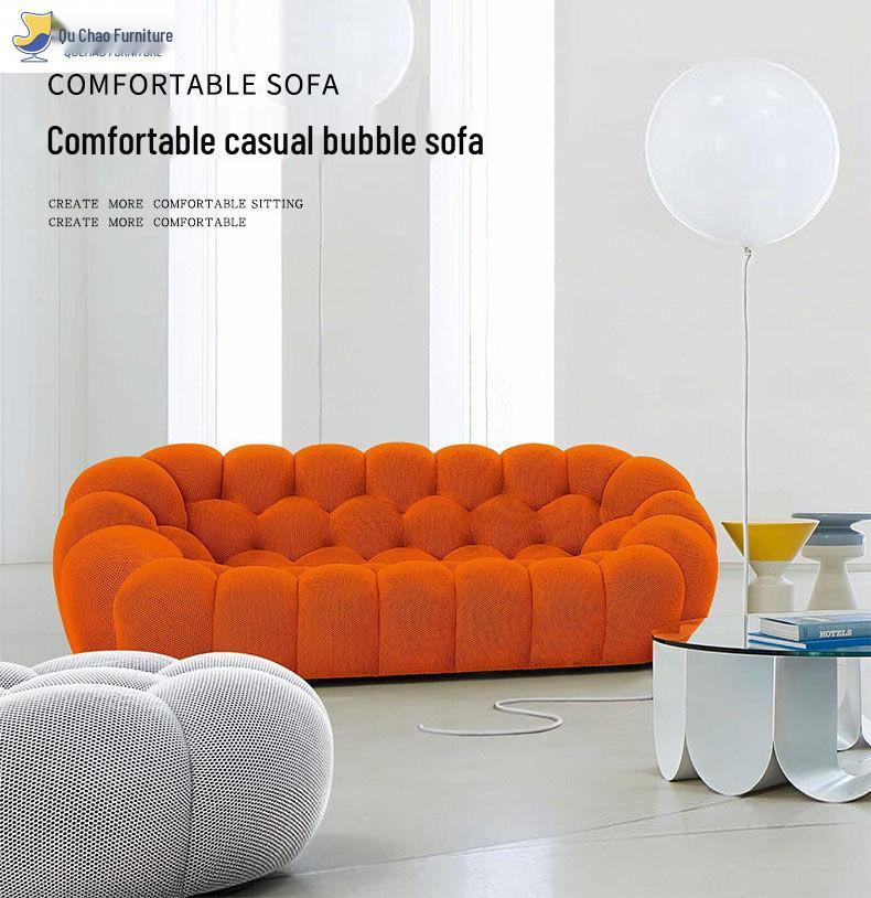 Roche Bobois Italian Modern Bubble Sofa - Light Luxury Irregular Shape for Small Apartment Living Room
