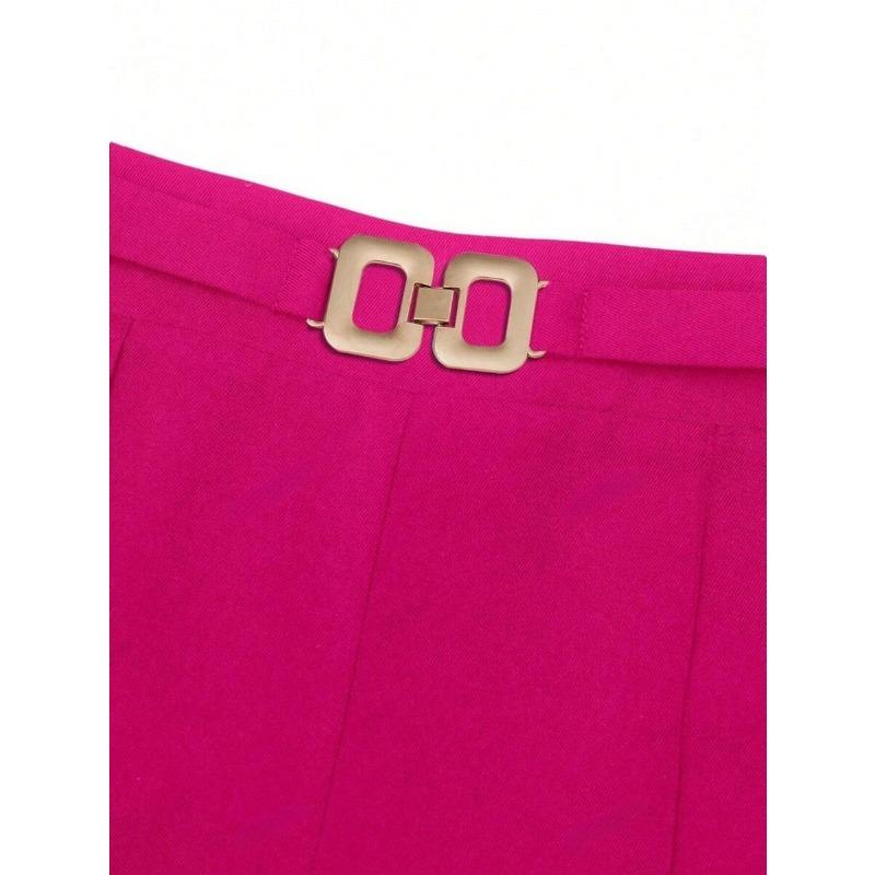 Women High Waist Loose Wide Leg Casual Commute Business Dress Pants