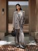 2026 Spring Women's Wool Blend Lapel-less Suit Jacket: Timeless, Elegant, Formal Wear