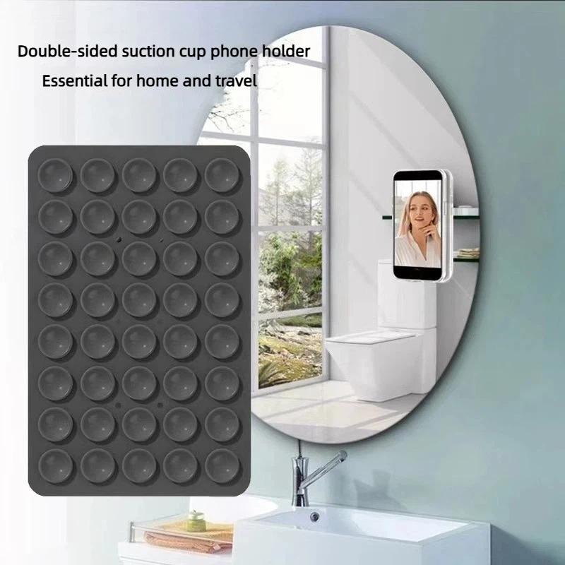 Double Sided Silicone Suction Pad 40 Suction Cups Non Slip Eco Friendly Heat Resistant Mat for Kitchen Countertop Use