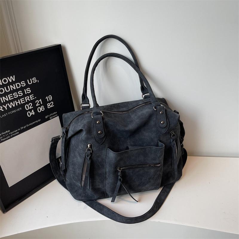 

Женская сумка из ПУ, Модная сумка подмышку, Вместительная сумка через плечо, Повседневная сумка-тоут, Сумка на плечо с верхней ручкой Black чёрный