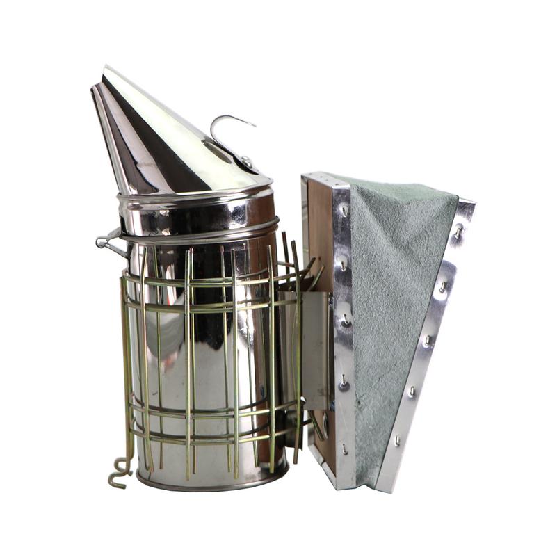 Beekeeping stainless steel bee smoke sprayer and insulated bee hive smoke launcher beekeeping equipment