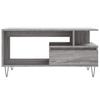 Vidaxl Coffee Table, Sonoma Grey Oak 90X49X45 Cm, Wood-Based