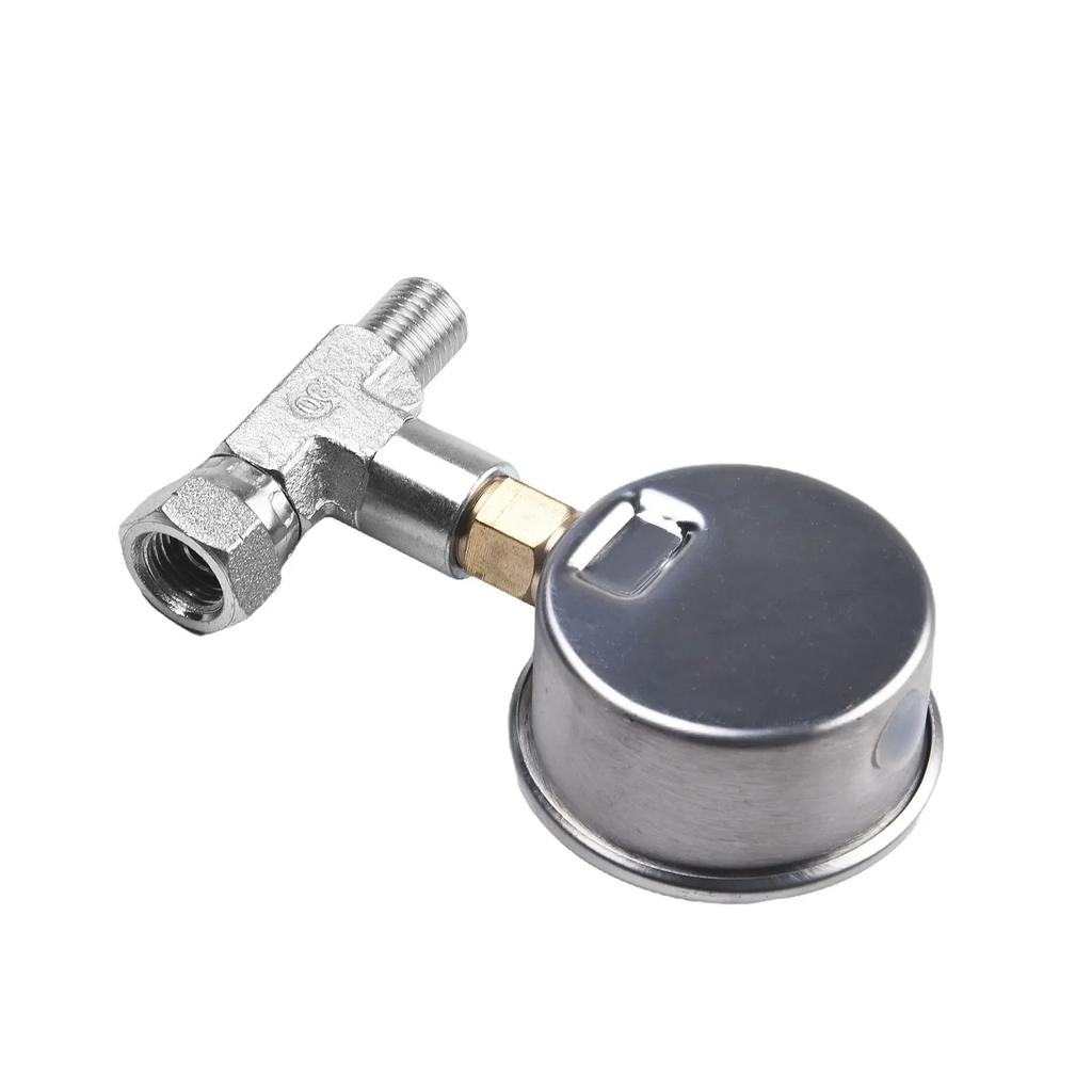 Professional Grade Stainless Steel Pressure Gauge Assembly for Airless Paint Sprayer Compatible with Multiple Models