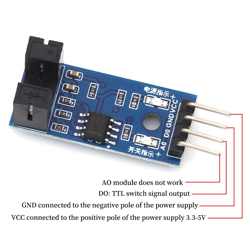 Stlxy 3.3V-5V Counting Module Slot type Infrared Coupling 51 AVR PIC Diy Kit Optical Speed Measurement Module