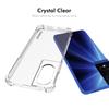 ENKAY HAT PRINCE Pro TCL 505 Průhledné pouzdro Zesílené čtyři rohy TPU Kryt na telefon