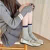 Women's Autumn and Winter New Style Design Sense Trend Color College Wind Tube Stack Socks