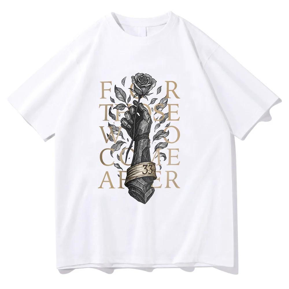 Clair Obscur Expedition 33 Gamer T-Shirt Damen Herren Mode Kurzarm T-Shirt Expedition 33 Lässiges Baumwoll-T-Shirt Retro Grafik Y2K