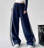 Women’s Wide Leg Lounge Pants High Waisted Loose Sweatpants Crossover Waist Comfy Yoga Bottoms