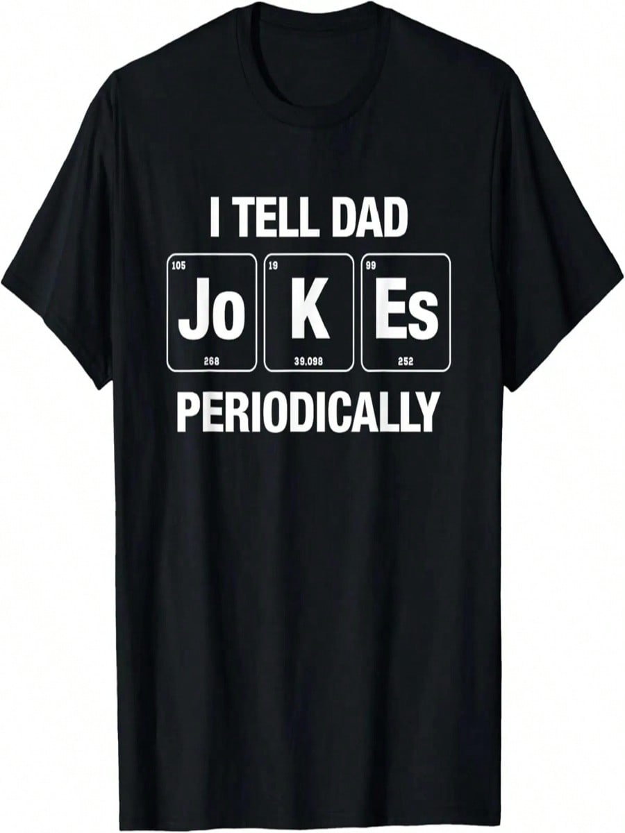 I Tell Dad Jokes Periodically Funny Fathers Day Retro T-Shirt S