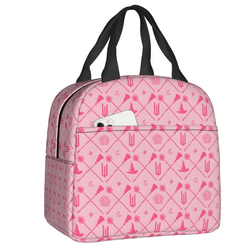 Custom W-Wickeds Hot New Thermal Insulated Lunch Bag Women Music Moive Portable Lunch Tote for Outdoor Picnic Storage Food Box