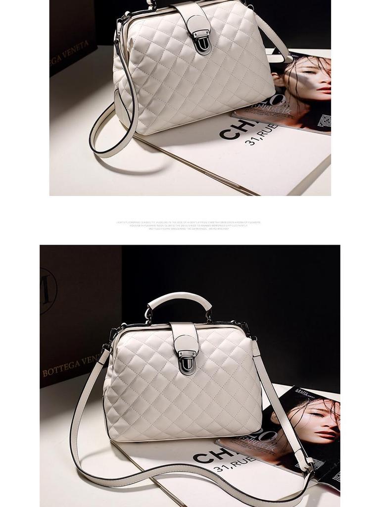 Korean Style 2024 Women's Frosted Retro Handbag - Versatile Shoulder Bag for Ladies