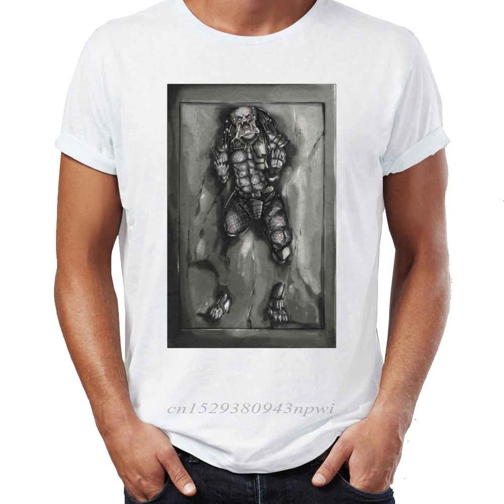 Hip Hop Men Tshirts The Predator Under The Sun Artsy Awesome Artwork Printed Street Guys Tops Tees Swag 100 Cotton Camiseta