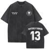 Washed Vintage Natos Waor Hijos De La Ruina Logo Album Merch T Shirts Mens Women Hip Hop Gothic Short Sleeve Tshirt Streetwear