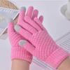 Knitted jacquard pineapple gloves design thickened warm finger men's and women's non-slip couple gloves