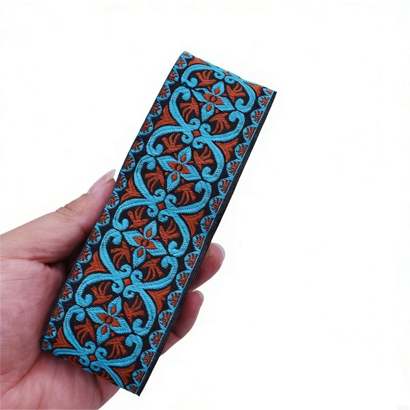Retro Fabric Sewing Trim 7.1yardX50mm Polyester Webbing Ribbon For Sewing Craft HX6C