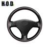 Handgenähtes Lederlenkradbezug für Lexus RX330 RX400h RX400 2004-2007 Toyota Corolla Verso 2006 Camry 2004-2006