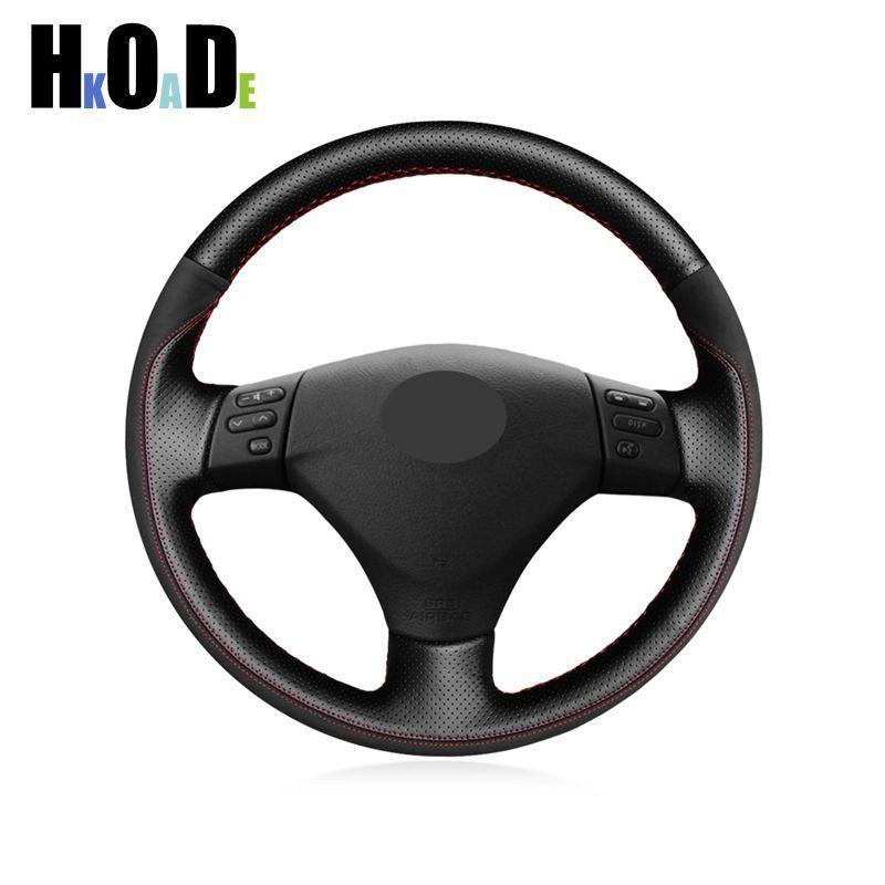 Handgenähtes Lederlenkradbezug für Lexus RX330 RX400h RX400 2004-2007 Toyota Corolla Verso 2006 Camry 2004-2006