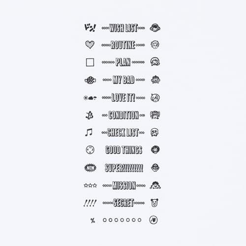 Sanbi x Hobonichi Techo/One Piece Rotating Stamp for Use with Techo Accessories