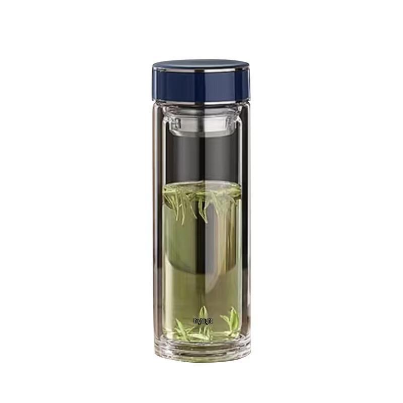 FUGUANG Double-Layer Borosilicate Glass Tea Infuser Cup