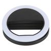 Selfie Ring Light 360 Degrees Lighting Soft Glareless Light 0.4in Thick Clamp Widely Used Mini Ring Light for Live