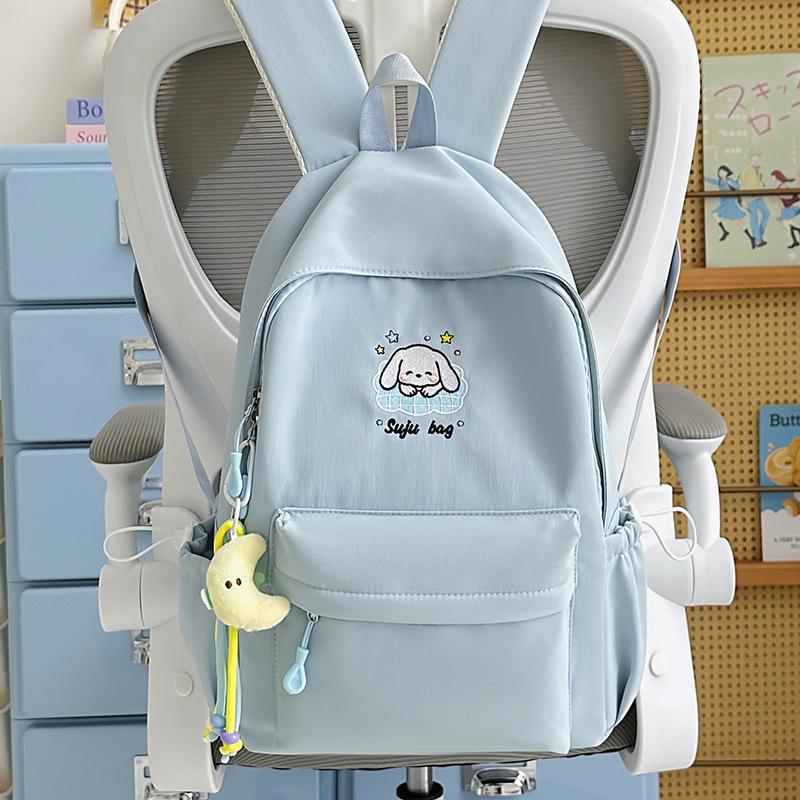 Schoolbag new Korean version junior high school student backpack women's casual simple schoolbag women's fashion large-capacity high-value backpack