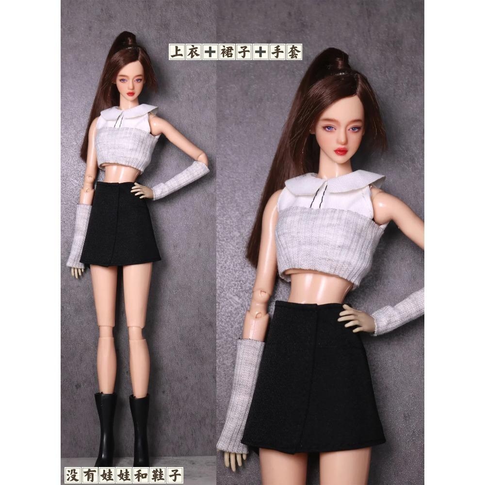 Nuevo conjunto de ropa 2024 / vestido suéter top pantalón abrigo traje ropa de invierno / accesorios para muñecas de 30 cm xinyi Fr ST blythe BB