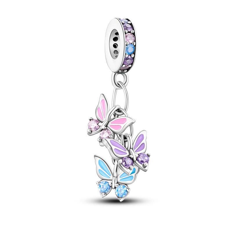 New 925 Silver Dumbo Series Love Pendant, Suitable for Original 925 Bracelet DIY Gift
