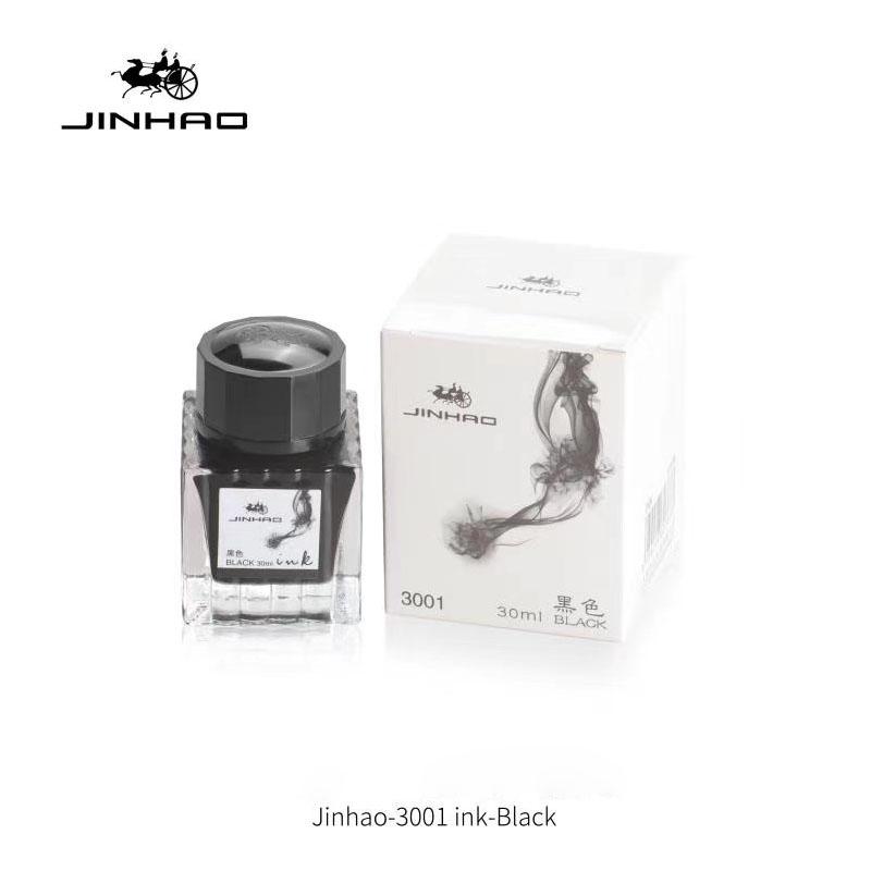 JINHAO 30 мл Чернила для перьевых ручек Неуглеродные Картриджи Сменные Чернила для перьевых ручек в стеклянных флаконах Канцелярские товары Офисные Школьные принадлежности чёрный