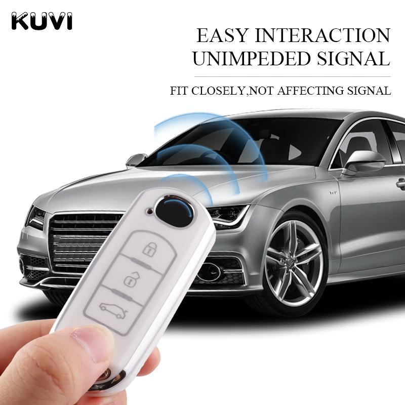 New Tpu Car Remote Key Case Cover For Mazda 2 3 6 Atenza Axela Demio Cx-5 Cx5 Cx-3 Cx7 Cx-9 Accessories