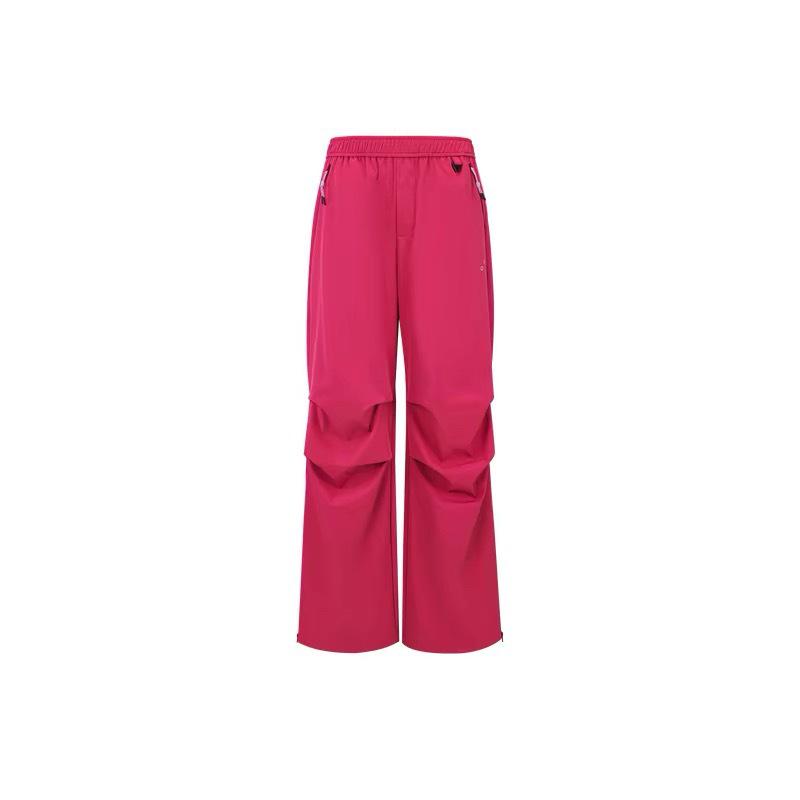 

2026 Spring/Summer Couple s Straight-Leg Outdoor Casual Loose Pants M 110-125 lbs рожевий червоний колір