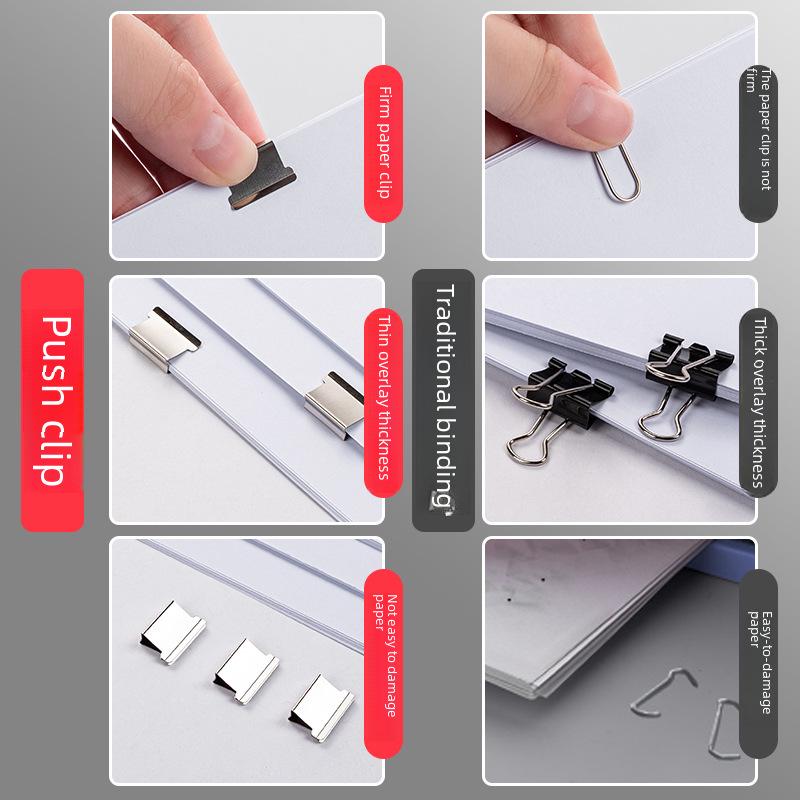 Colorful Metal Clip for Binding, Organizing Papers, and Boosting Dovetail Files