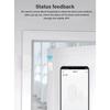 Tuya Smart Home Zigbee Door Sensor Alarm Window Door Open/Closed Detectors Security Protection Smart Life Voice for Alexa Google