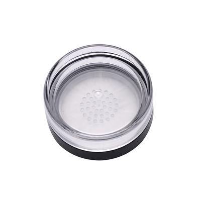 10G Kunststoff leerer loser Pudertopf mit Sieb Kosmetik-Make-up-Behälter