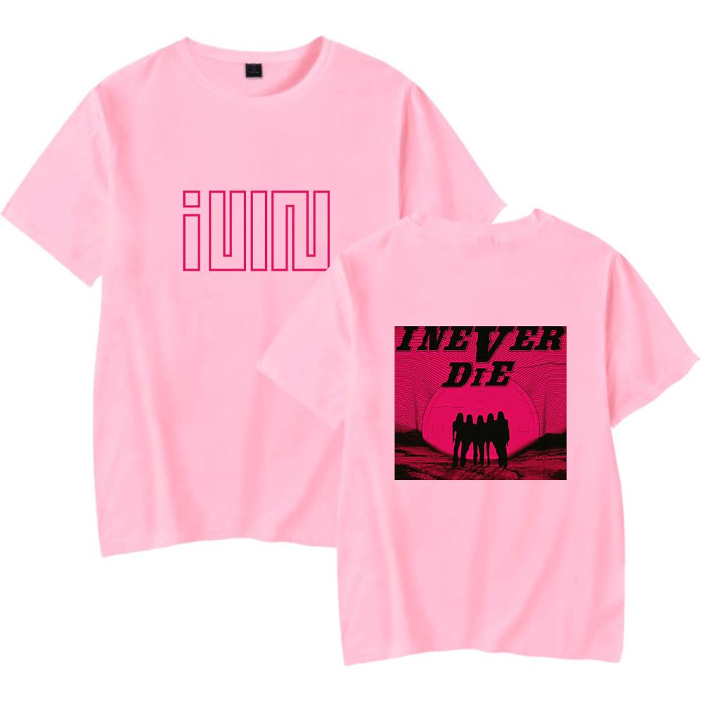 2023 Kpop Gidle New Album I Never Die Tshirt Cotton Tee Tops Short Sleeve For Unisex And Women Casual Streetwear