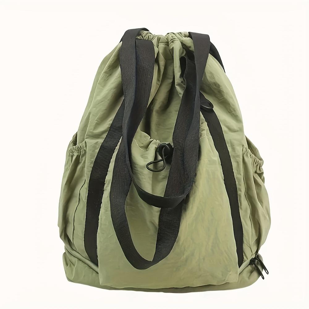 Unisex Rucksack mit verstellbarem Kordelzugverschluss, Leichte Sport-Reisebeutel, Handwäsche Trockenreinigung, Rucksack für Reisen