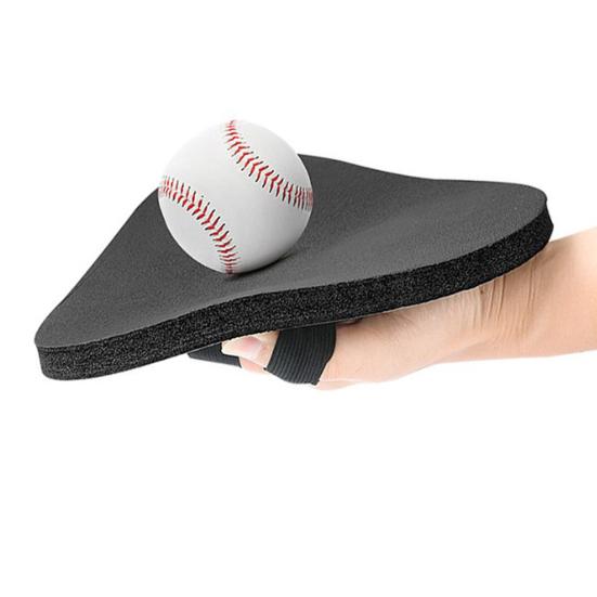 Baseball Pancake Glove Foam Fielding Trainer 5-Finger Baseball Infield Training Glove for Baseball Softball Lovers Players