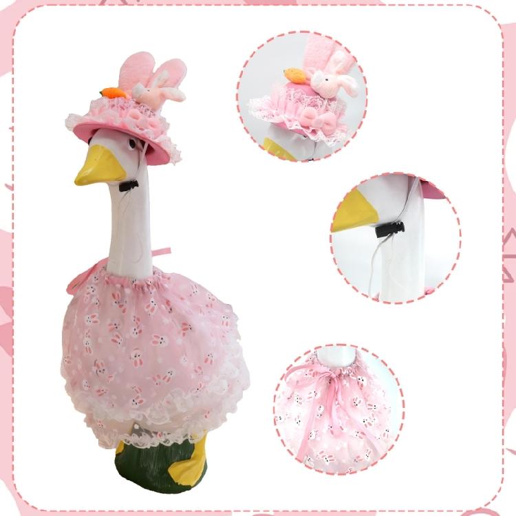 Beautiful Spring Themed Outfit For Pet Geese Combining Comfortable Fit And Stylish Look Seasonal Geese Party Attire